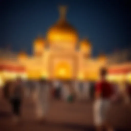 Festive celebration during Eid al-Fitr in Dubai