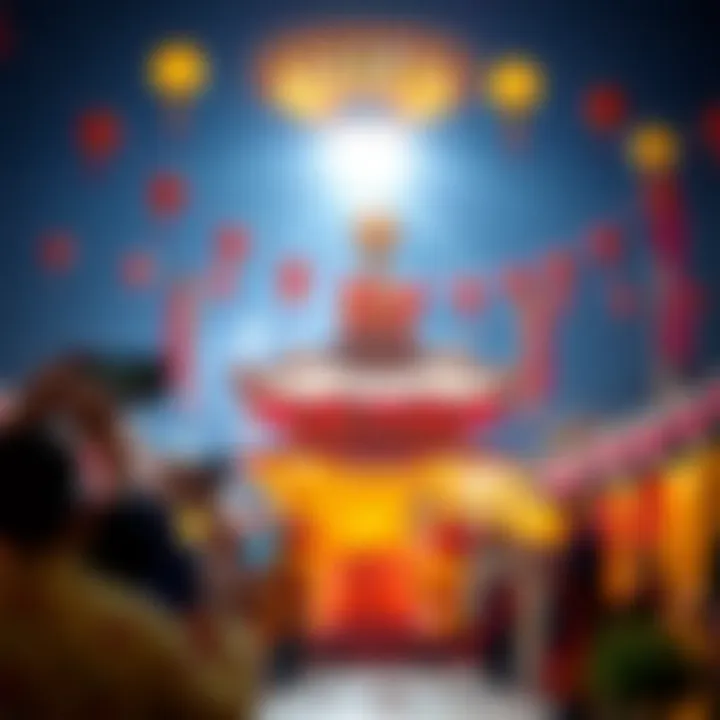 Cultural Traditions in Holiday Celebrations A vibrant festival celebration showcasing diverse cultural traditions.