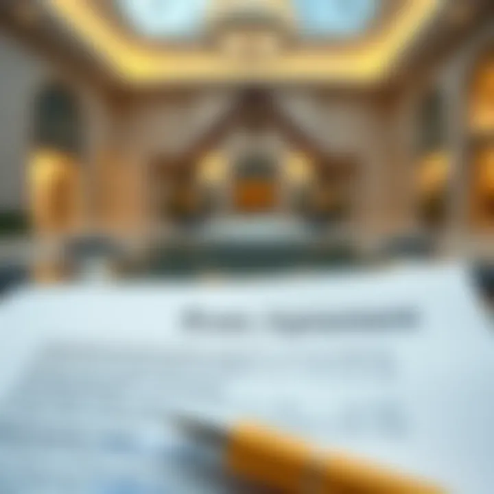 Document signifying a loan agreement