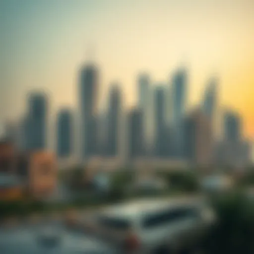 Skyscrapers in Dubai symbolizing the real estate market