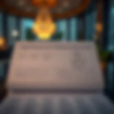 A diagram showcasing the legal framework of rental agreements in Dubai