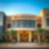 Visual representation of a rental dispute center in Dubai showcasing its exterior architecture