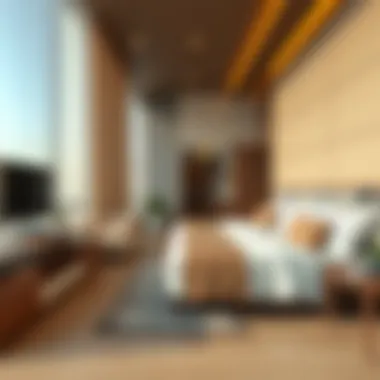 Comparative chart of different room types available in Al Khail Gate