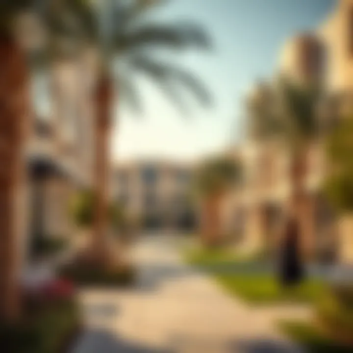 Vibrant community spaces within Almaya Cluster