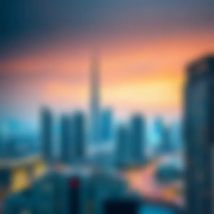 Visual representation of Dubai's real estate skyline
