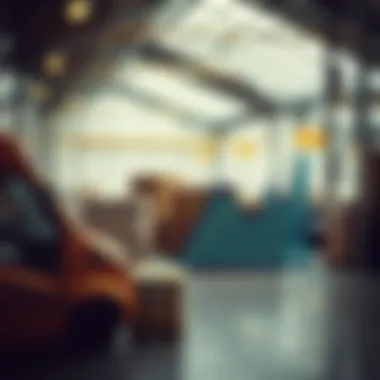 Graph illustrating market trends in the warehousing sector