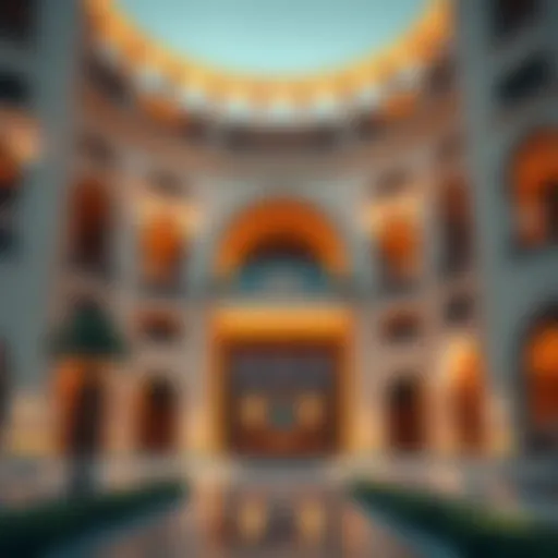 Stunning architectural design of Al Murooj Complex