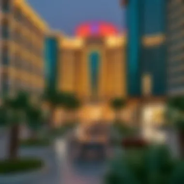 Vibrant location of Al Murooj Complex in Dubai